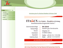 Tablet Screenshot of italux.de