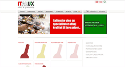 Desktop Screenshot of italux.dk